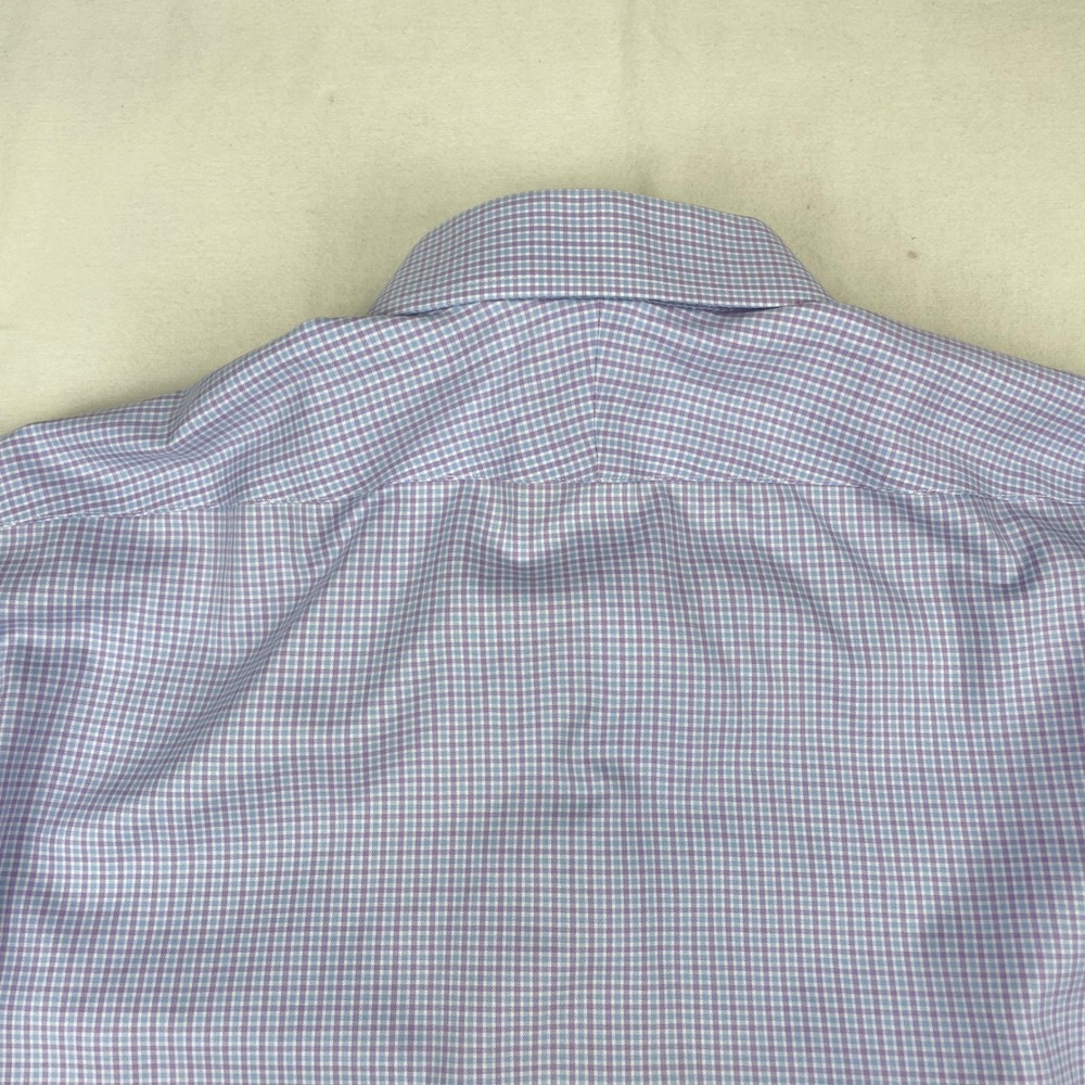 Proper Cloth Lavender Check Dress Shirt - Picture 7 of 9